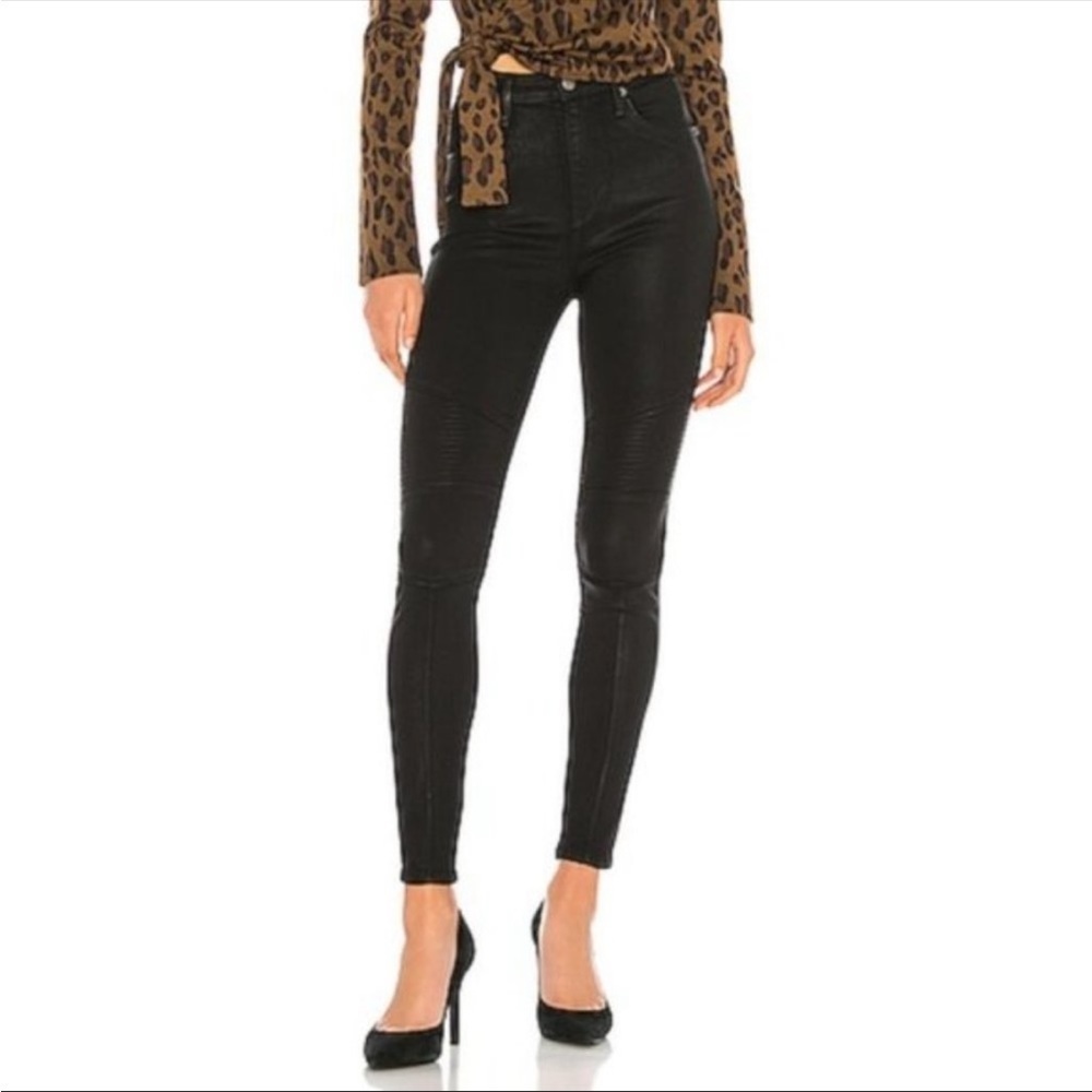 Lovers And Friends - Black Waxed Jeans